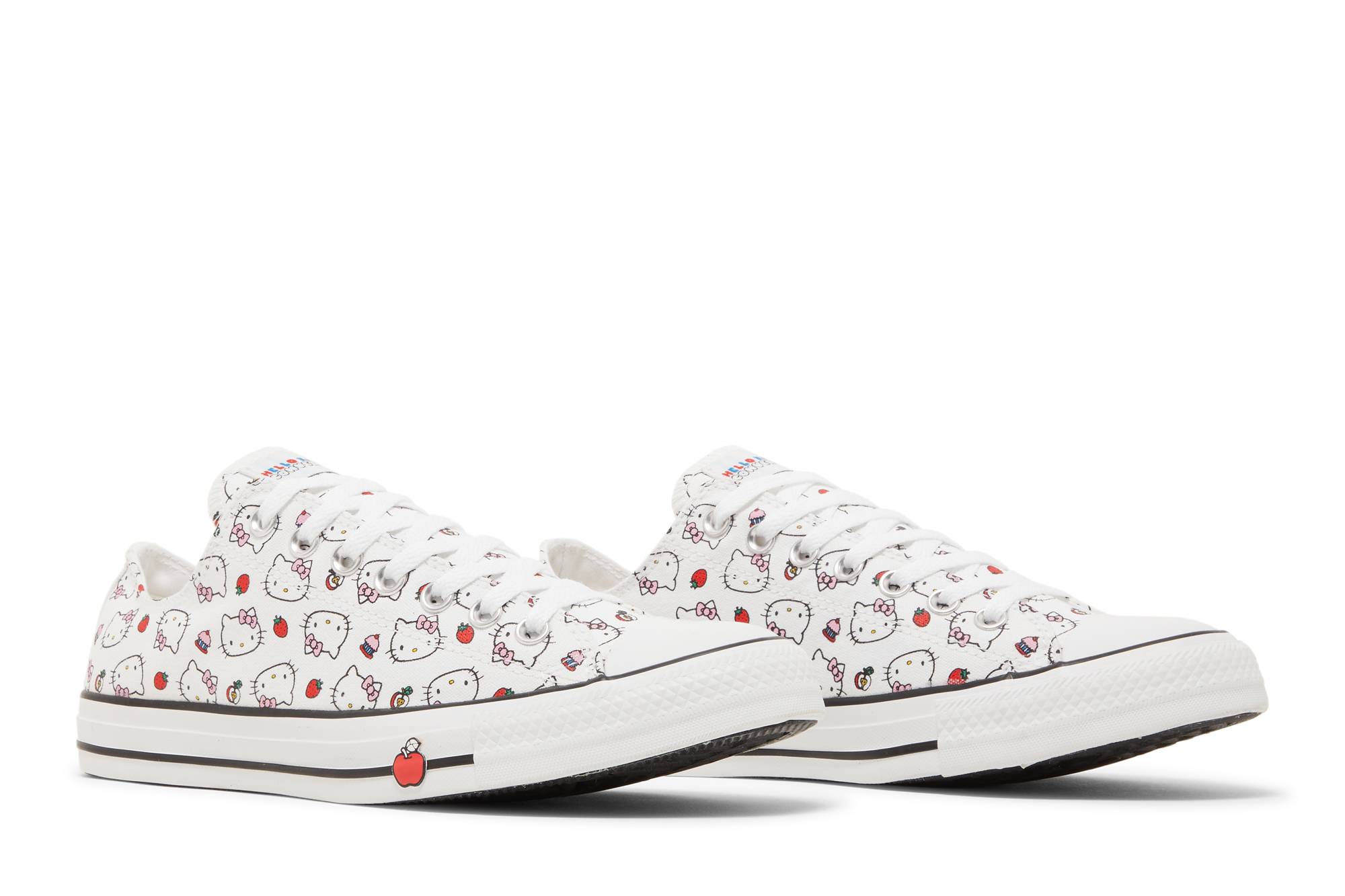 Cheap Hello Kitty x Converse Chuck Taylor All Star Rendah 'Putih' 163916F