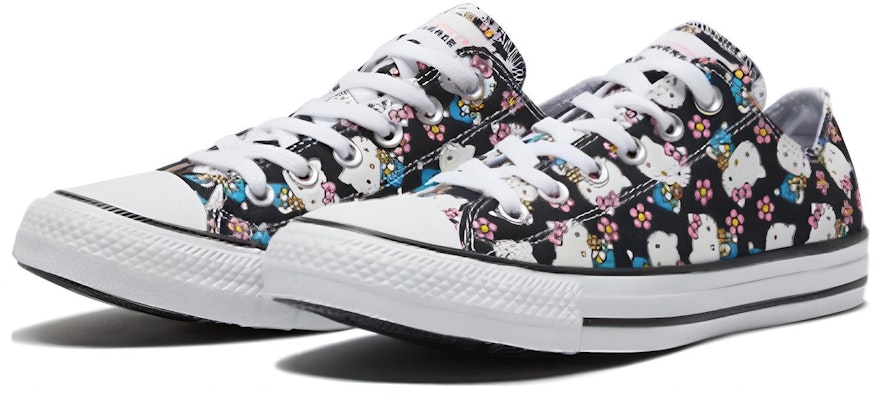 헬로키티 x 컨버스 척 테일러 올스타 옥스 '키티 플라워 패턴' 165765C Order 헬로키티 x 컨버스 척 테일러 올스타 옥스 '키티 플라워 패턴' 165765C