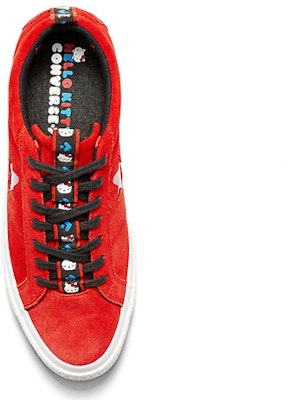 Hello Kitty x Converse One Star 低筒紅色款 163905C Lookbook Hello Kitty x Converse One Star 低筒紅色款 163905C