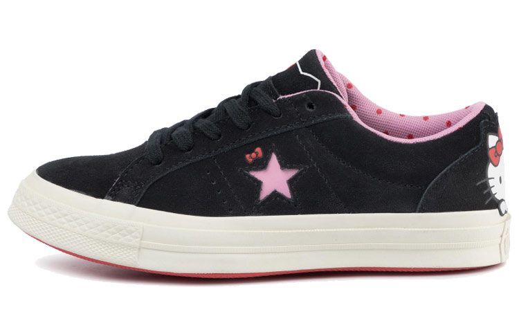 Hello Kitty x Converse One Star Suede Low 'Black' 162938C