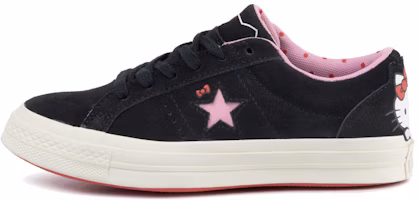 Hello Kitty x Converse One Star Suede Low 'Black' 162938C Hello Kitty x Converse One Star Suede Low 'Black' 162938C