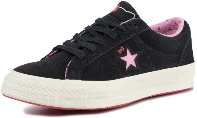 Hello Kitty x Converse One Star Suede Low 'Black' 162938C Order Hello Kitty x Converse One Star Suede Low 'Black' 162938C