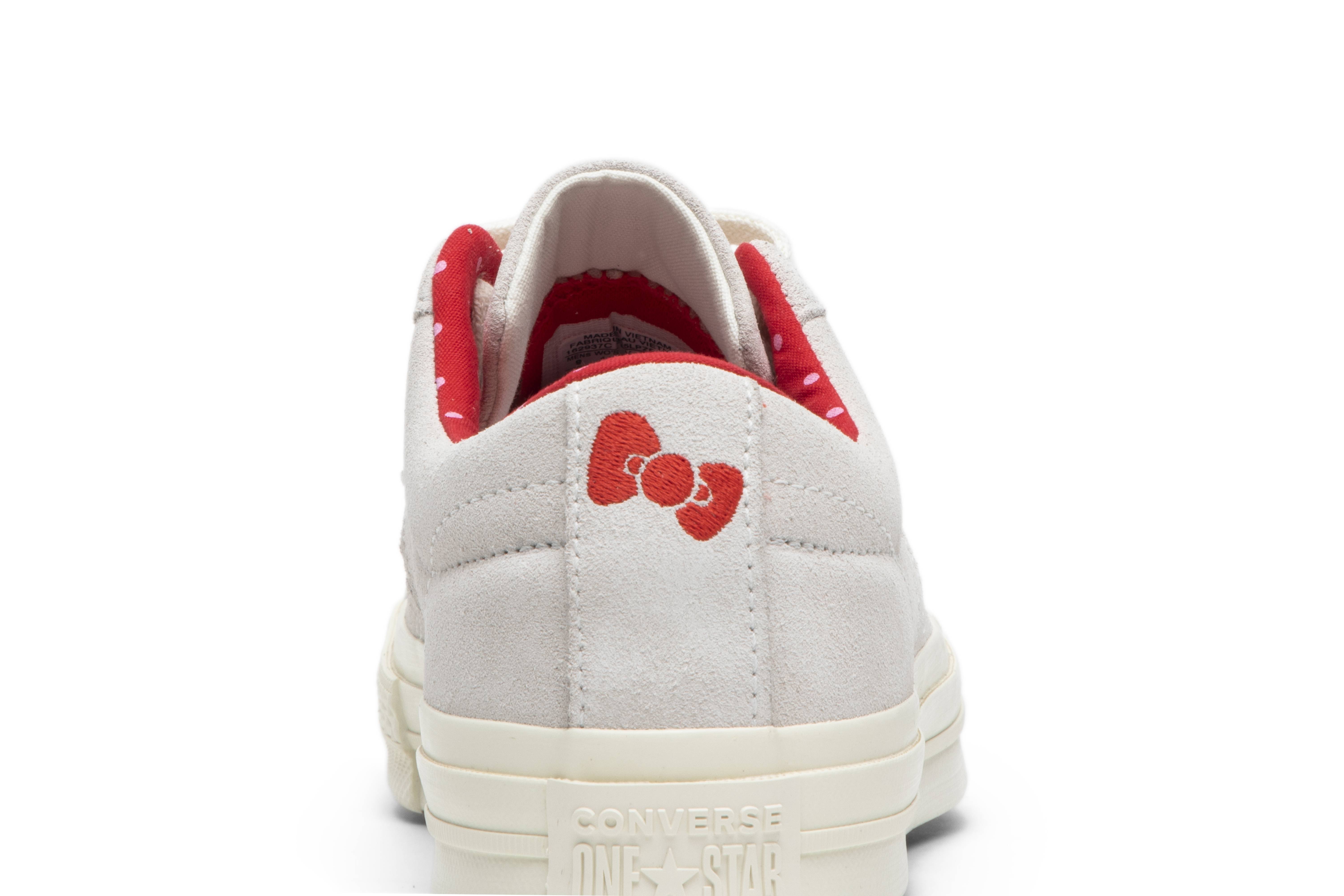 Buy Hello Kitty x Converse One Star Suede Low Top White 162937C Novelship