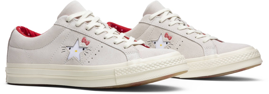 Hello Kitty x Converse One Star Suede Low Top White 162937C
