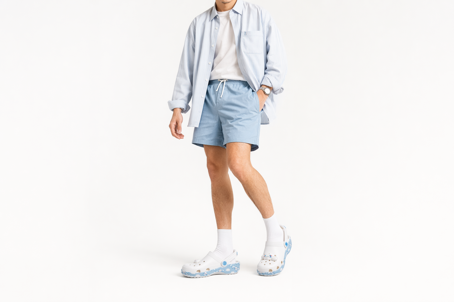 Order 헬로키티 x 크록스 시나모롤 클래식 클로그  (Hello Kitty x Crocs Cinnamonroll Classic Clog ) 210343-90H