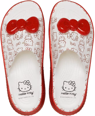 Hello Kitty x Crocs Stomp Slide '50th Anniversary' Edisi Terbatas 209815-100 Lookbook Hello Kitty x Crocs Stomp Slide '50th Anniversary' Edisi Terbatas 209815-100