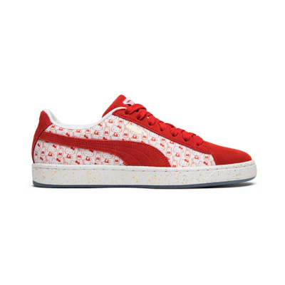 (W) Hello Kitty Puma Suede 'Bright Red'