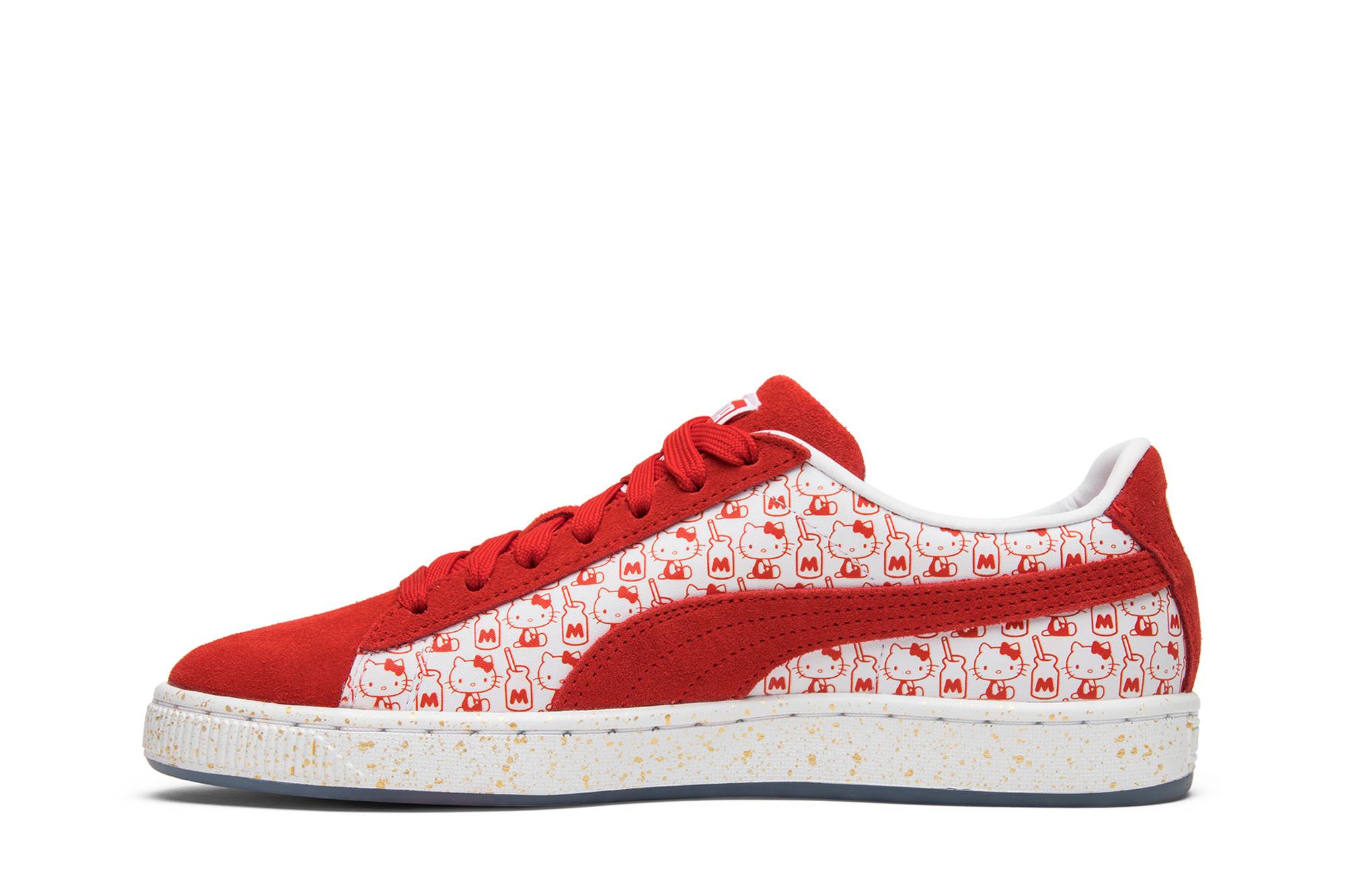 Lookbook (W) Hello Kitty x Puma Suede '亮红色' 366306-01