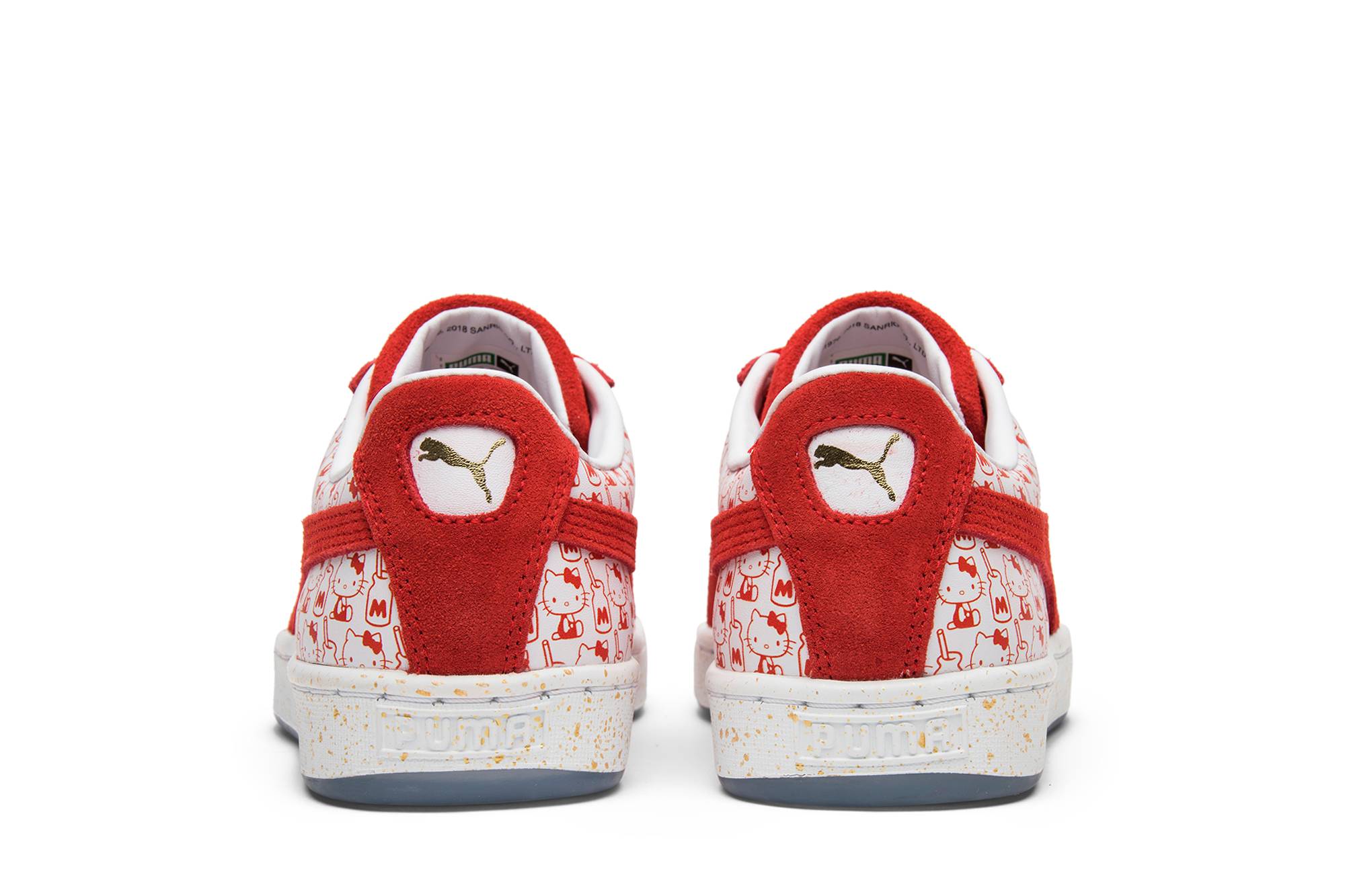 Details for (W) Hello Kitty x Puma Suede '亮红色' 366306-01