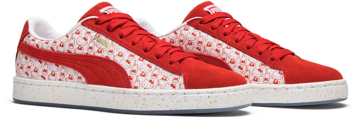 (Women) Hello Kitty x Puma Suede 'Bright Red' 366306-01 Cheap (Women) Hello Kitty x Puma Suede 'Bright Red' 366306-01