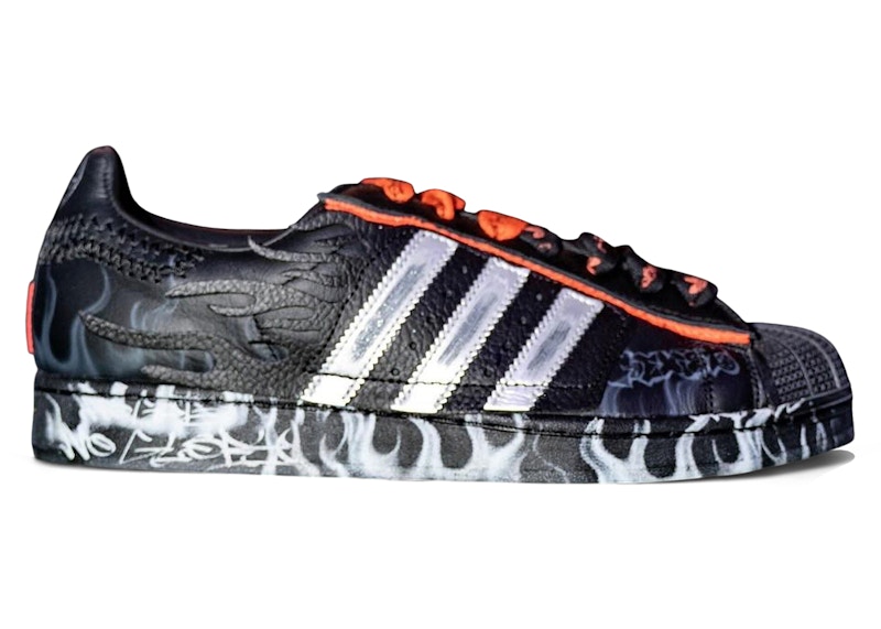 Hellstar x adidas Superstar 2 'Black Flame' KI5306