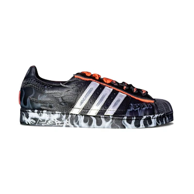 Hellstar adidas Superstar 2 'Black Flame'