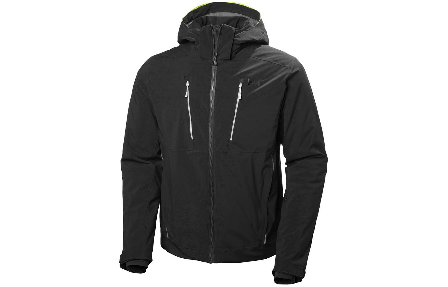 HELLY HANSEN  Black Hooded Zip Jacket with Letter Print Design 65551