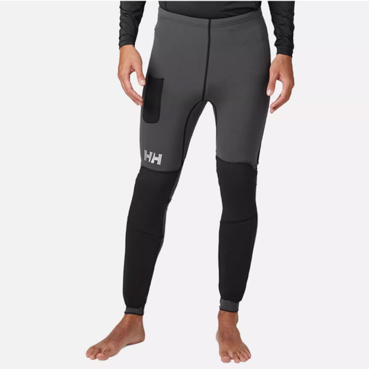 Shop Helly Hansen 黑色修身彈性休閒長褲 HN2MWLG19M