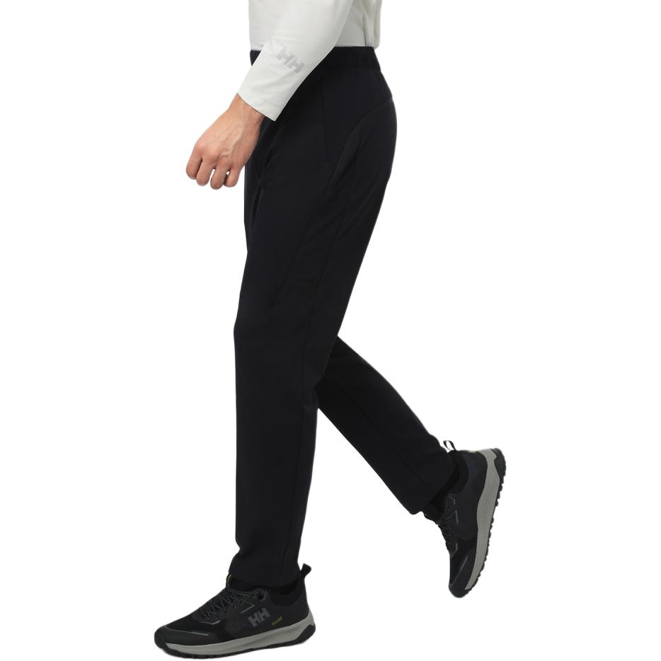Shop Helly Hansen 黑色直筒戶外休閒訓練褲 HC4AEKP32M