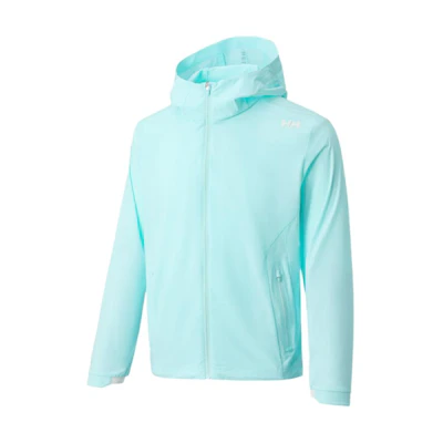 Helly Hansen Lightweight Breathable Hooded Zip-Up Sun Protection Jacket HE4MLJK44M