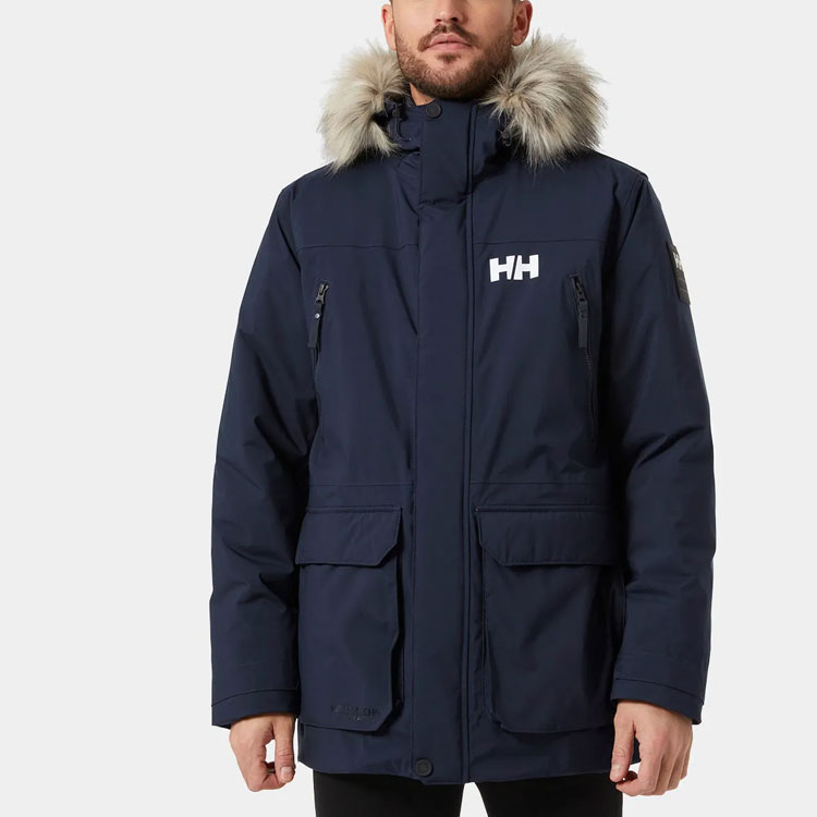 Shop Helly Hansen 防水透氣絕緣派克外套-海軍藍。 53630