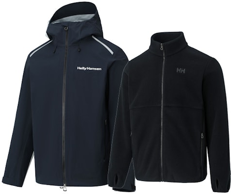 Helly Hansen 防水透氣戶外三合一夾克附抓絨內襯 HE4WEJJ42M 2