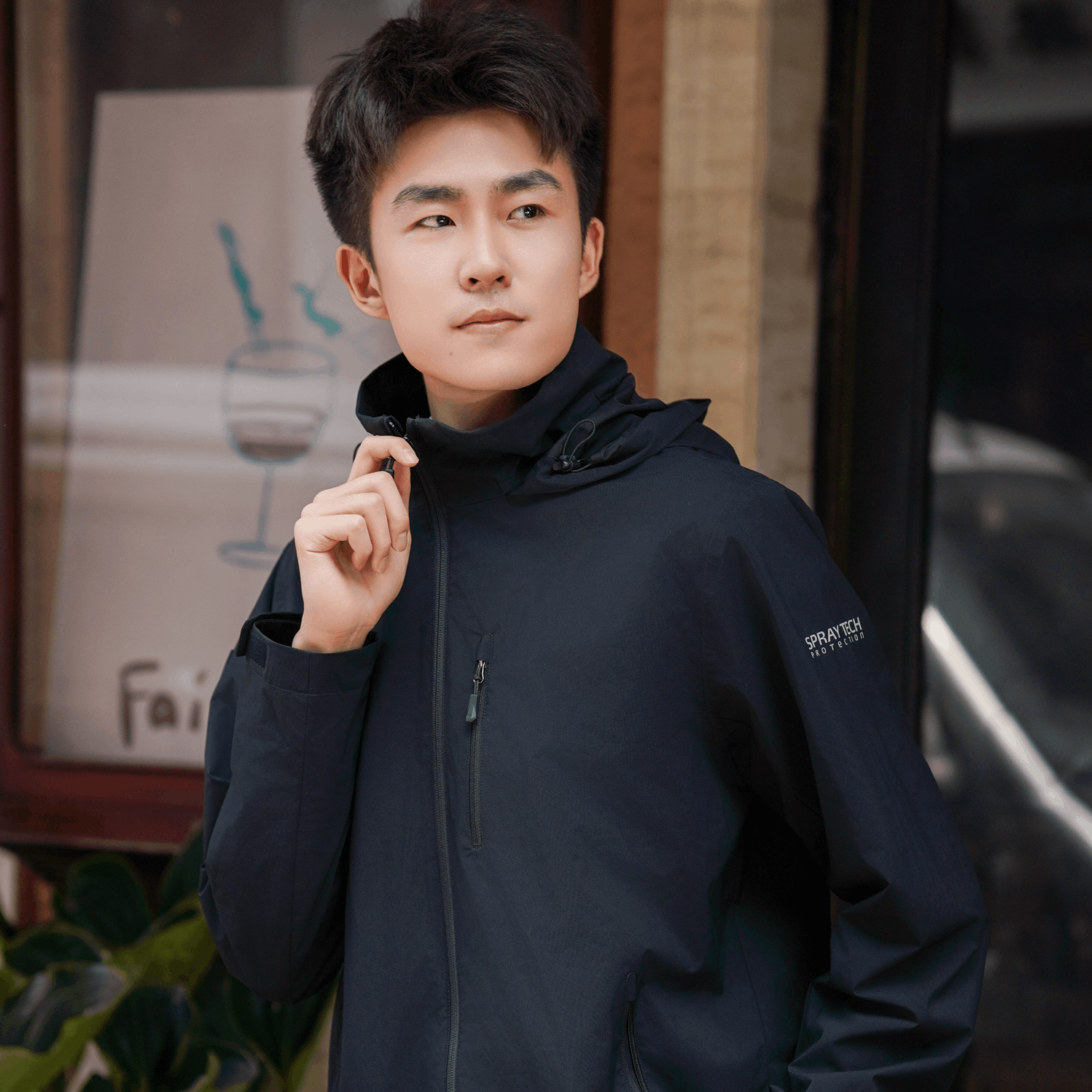 Lookbook HELLY HANSEN 防風防水透氣連帽外套 HE4SCJK92M