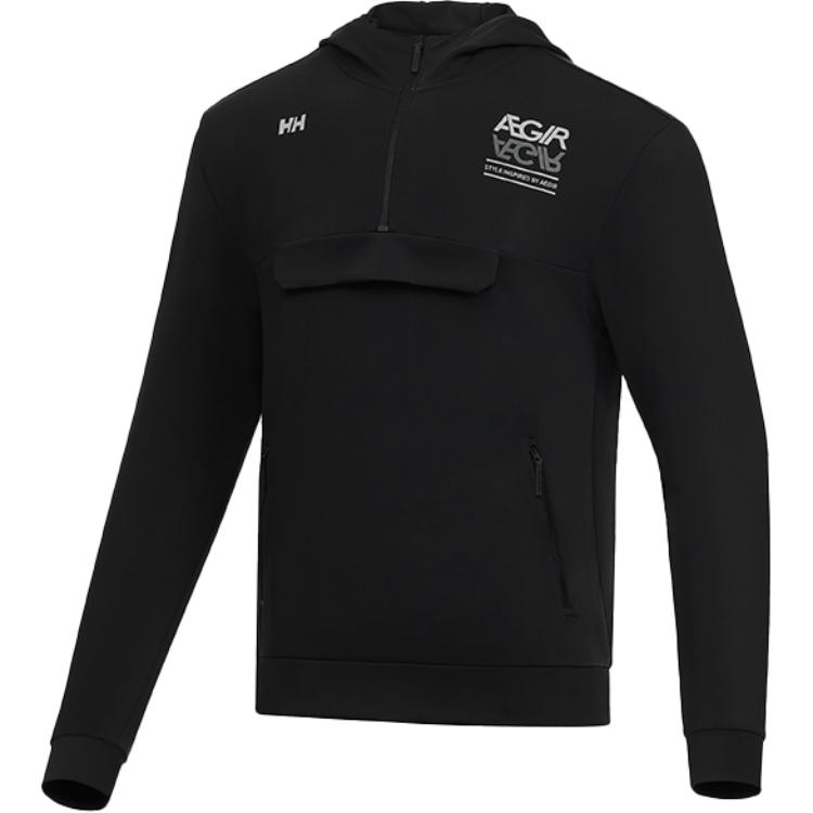 Helly Hansen Aegir Series Logo Print Pullover Hoodie for Men HC2AGHD21M