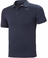 Helly Hansen Blue Logo Print Short-Sleeve Polo Shirt 49350-598 Helly Hansen Blue Logo Print Short-Sleeve Polo Shirt 49350-598