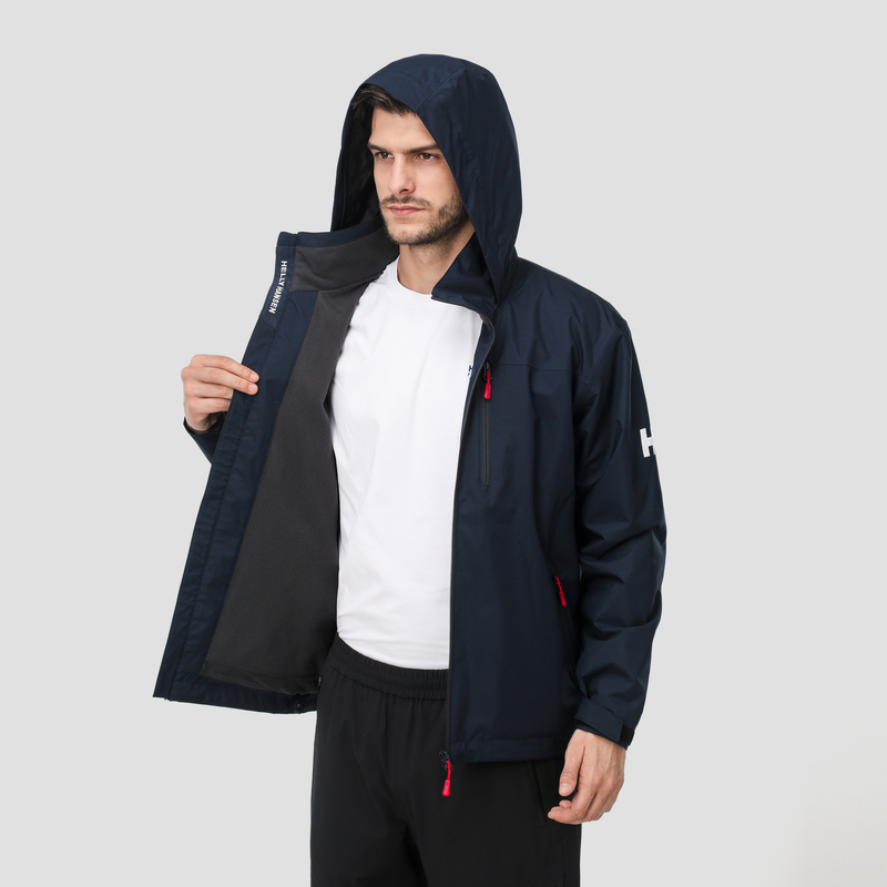 Shop Helly Hansen Crew Classic 防水防風連帽戶外外套 HE4SLJK24M