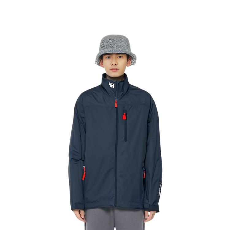 Details for HELLY HANSEN 男款海軍藍防水全拉鍊外套。 30263-597