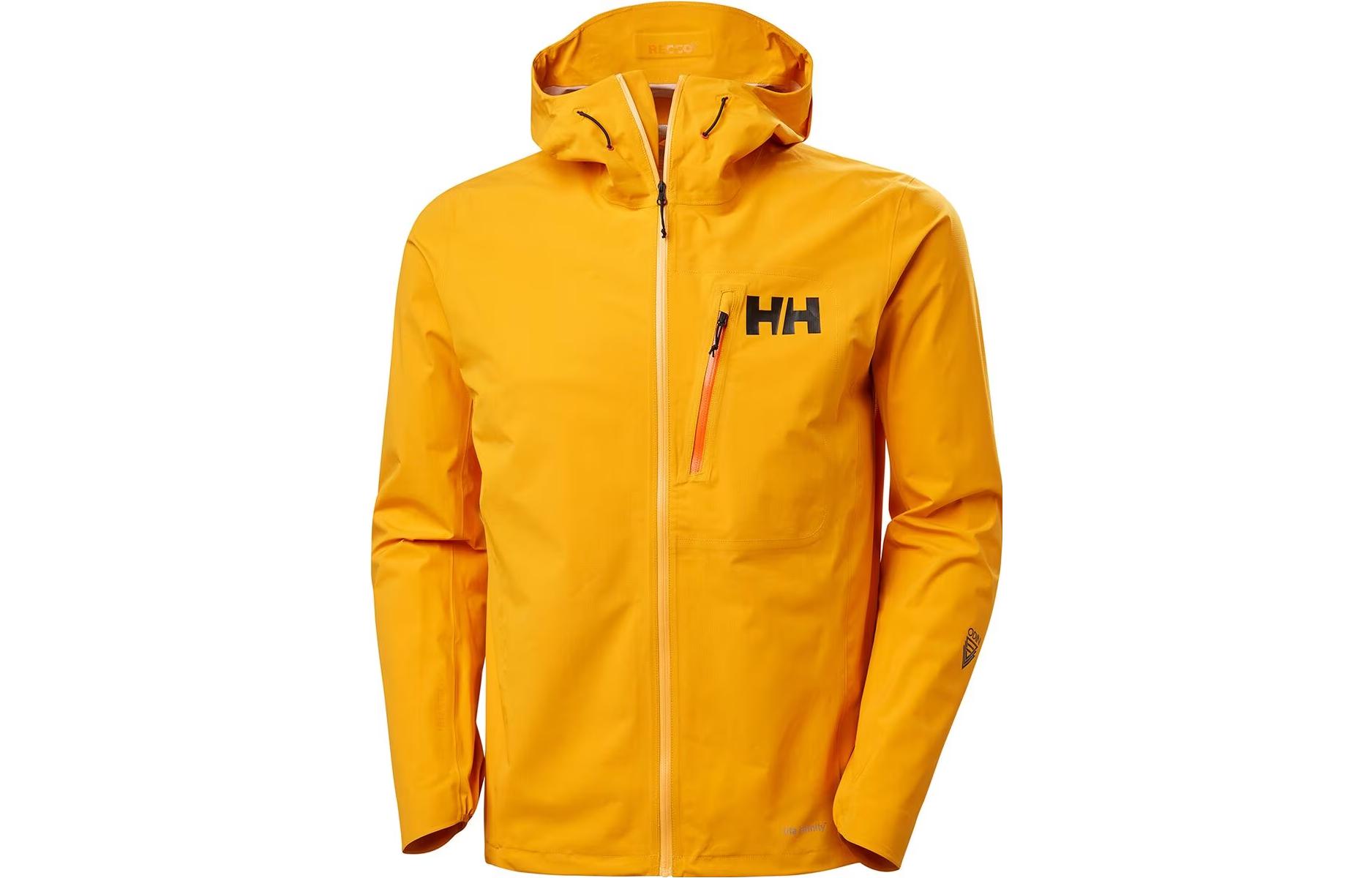 Helly Hansen Lightweight Waterproof Windbreaker Jacket Yellow 63054328