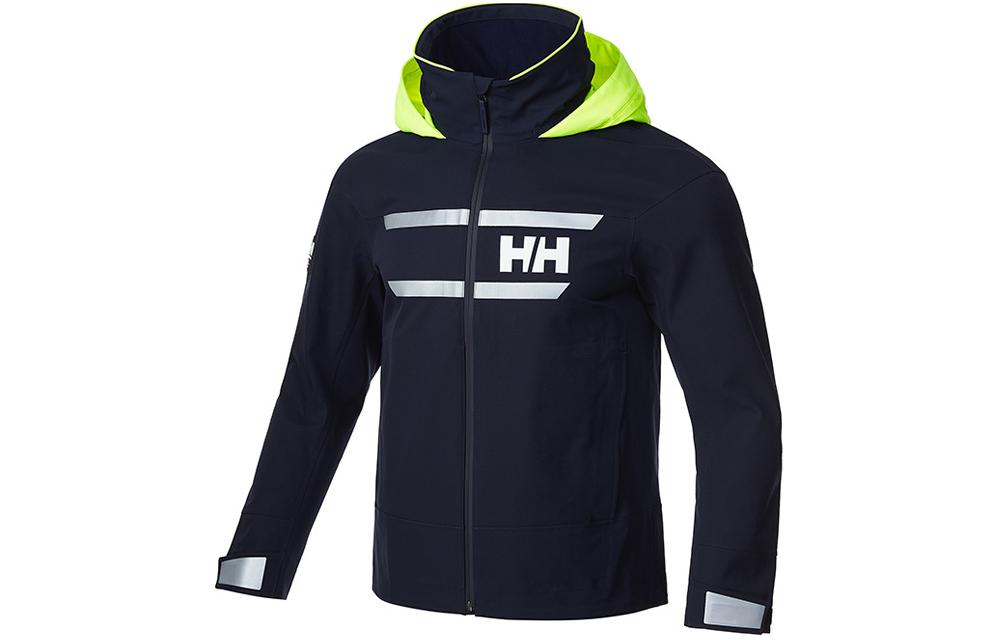 Helly Hansen Salt Inshore Waterproof Hooded Jacket - Windproof Outdoor Wear HS2SLJK53M