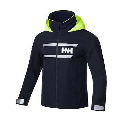 Helly Hansen Salt Inshore Waterproof Hooded Jacket - Windproof Outdoor Wear HS2SLJK53M