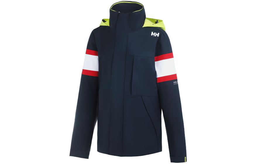 HELLY HANSEN Salt Series Waterproof Letter Print Hooded Jacket HC3SSJK11M
