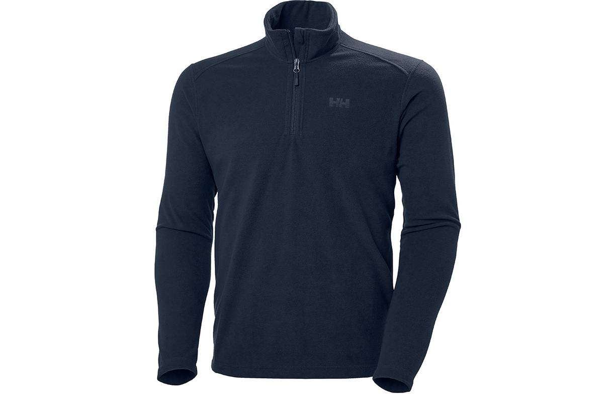 Helly Hansen Solid Half-Zip Fleece Pullover Jacket Navy Blue () HN3WCHT21M