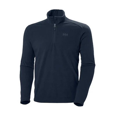 Helly Hansen Solid Half-Zip Fleece Pullover Jacket Navy Blue () HN3WCHT21M