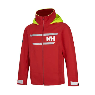 Helly Hansen Waterproof Windproof Logo Hooded Jacket - Casual & Comfortable HS1ALJK23M