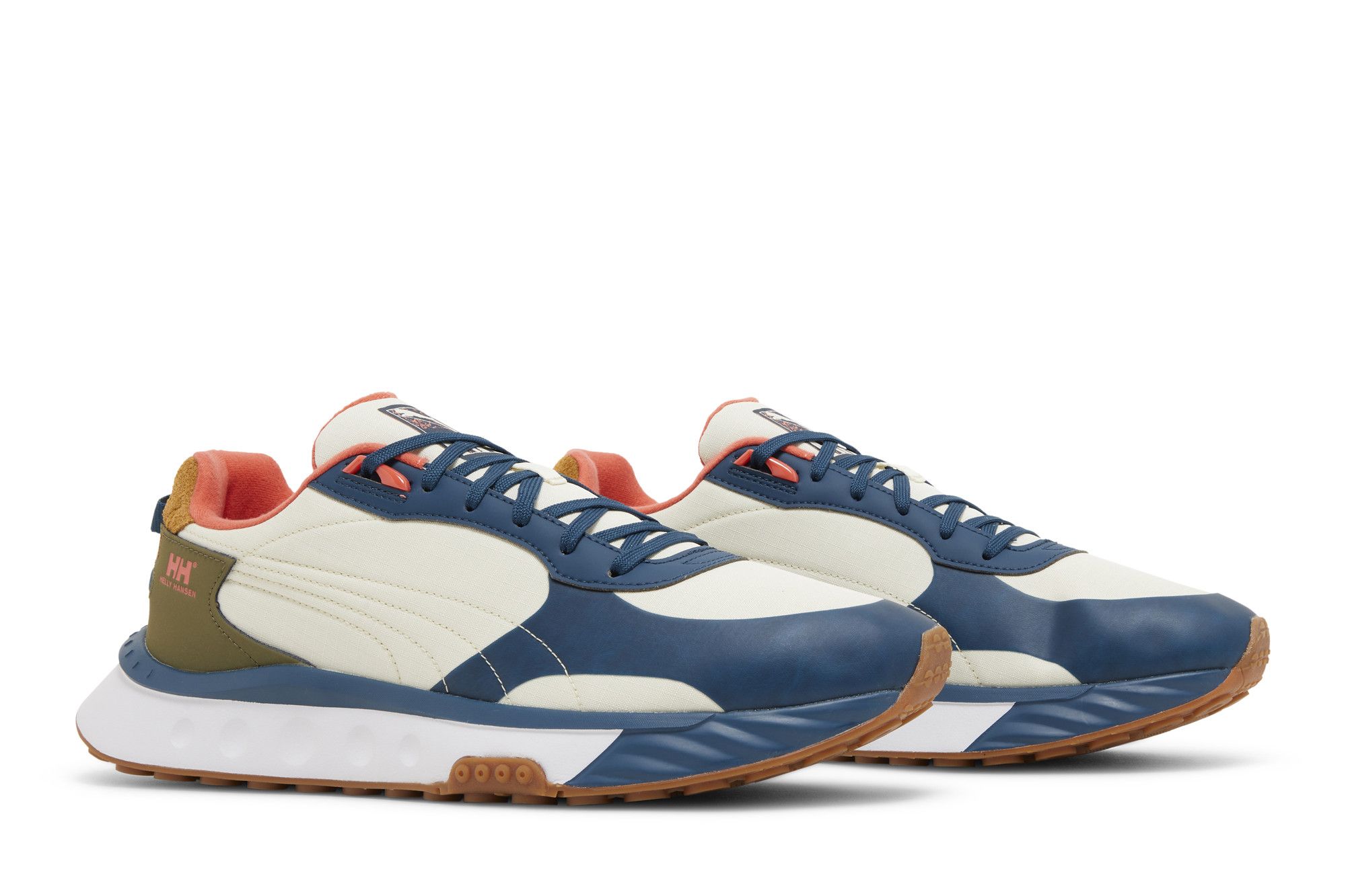 Cheap Helly Hansen x Puma Wild Rider 'Biru Intens Asparagus Putih' 382337-01