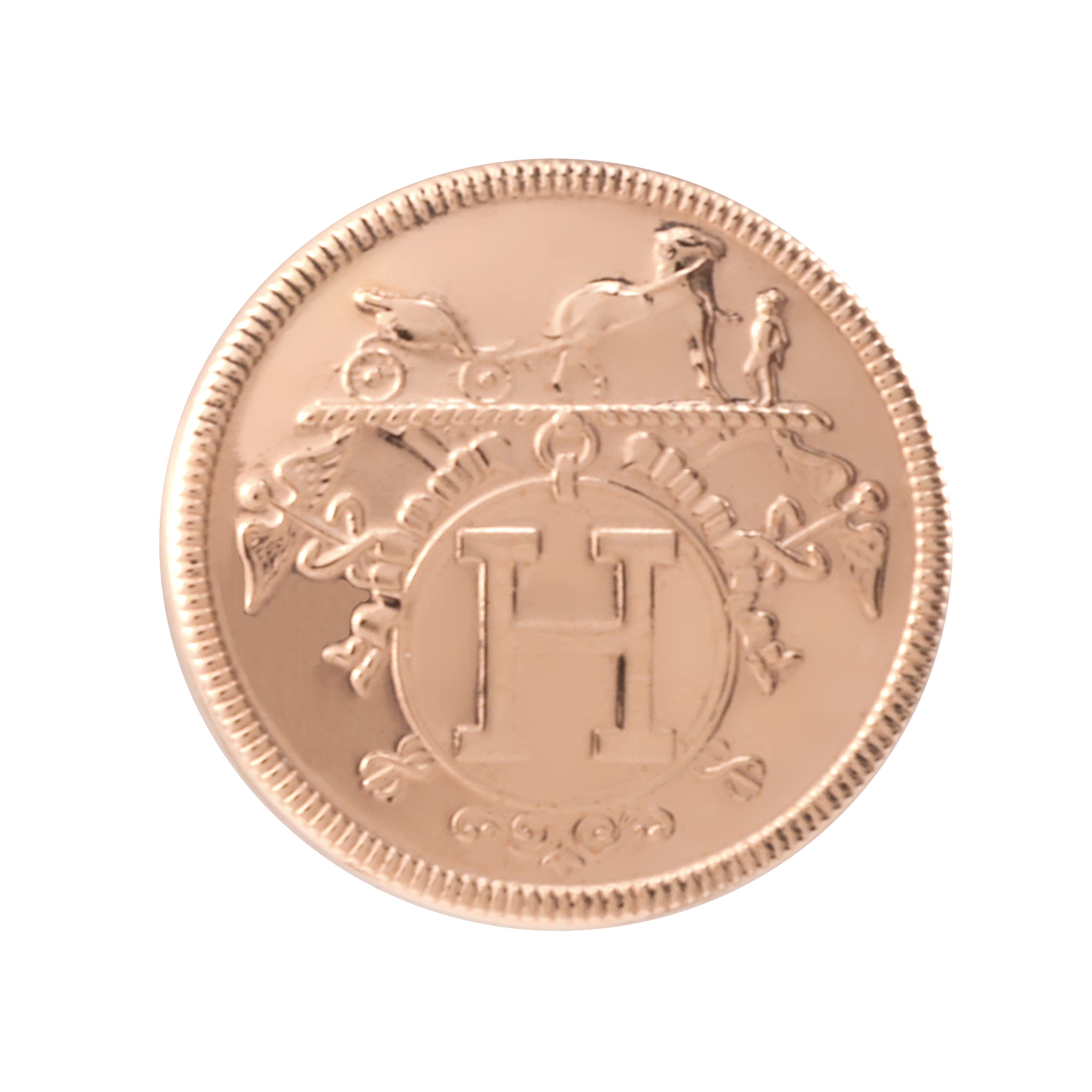 HERMES 18K Gold Earrings in Rose Gold Color. H120544B-00 圖 3