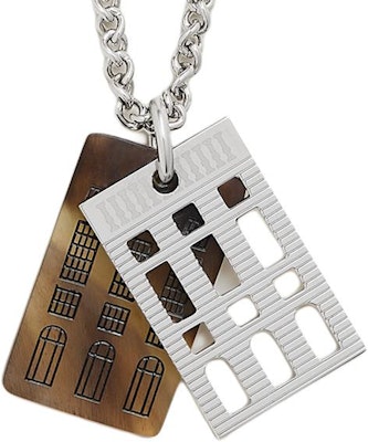 HERMES 24 Faubourg Silver Necklace for Men - Metallic Minimalist Design 109550443 Shop HERMES 24 Faubourg Silver Necklace for Men - Metallic Minimalist Design 109550443