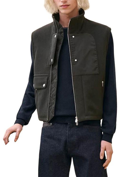 hermes-army-green-solid-color-zip-up-stand-collar-vest-fw-24-h462100-hb-11