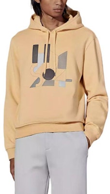 에르메스 바나나 옐로우 지오메트릭 프린트 디자인 후디. H457800HA0D Order 에르메스 바나나 옐로우 지오메트릭 프린트 디자인 후디. H457800HA0D