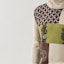 Shop HERMES Beige Faded Floral Intarsia Turtleneck Sweater Long Sleeve. H365120HA38