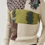 Purchase HERMES Beige Faded Floral Intarsia Turtleneck Sweater Long Sleeve. H365120HA38