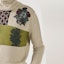 Details for HERMES Beige Faded Floral Intarsia Turtleneck Sweater Long Sleeve. H365120HA38