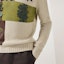 Sizing HERMES Beige Faded Floral Intarsia Turtleneck Sweater Long Sleeve. H365120HA38