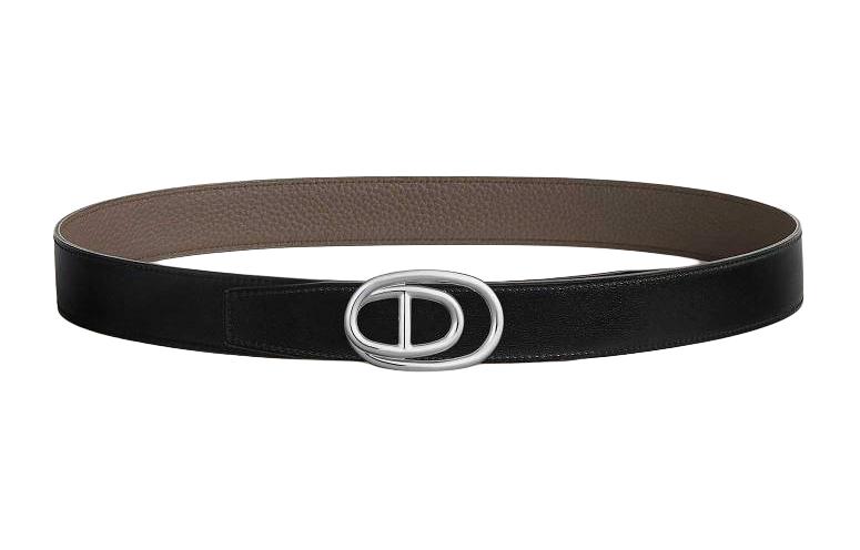 HERMES  Belt Black Solid Design 3.2CM Wide H081754CK05H073967CAAC085