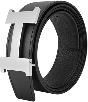 HERMES Black Calfskin Belt with H Buckle, 3.8cm Width. H075387CAAF100 H074562CK05 Purchase HERMES Black Calfskin Belt with H Buckle, 3.8cm Width. H075387CAAF100 H074562CK05