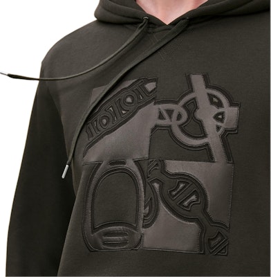 에르메스 블랙 후드티 리브 커프스 및 프린팅 디자인 H467820HA11 Shop 에르메스 블랙 후드티 리브 커프스 및 프린팅 디자인 H467820HA11