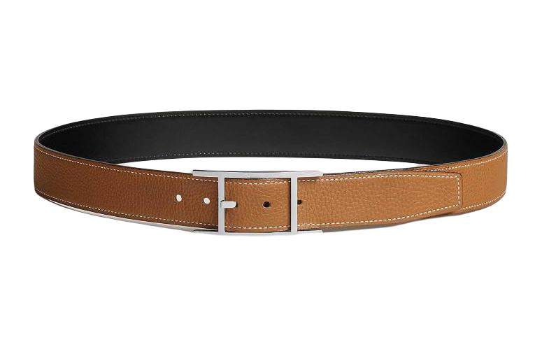 HERMES  Black Leather Pin Buckle Belt H054550CKAA115 圖 3