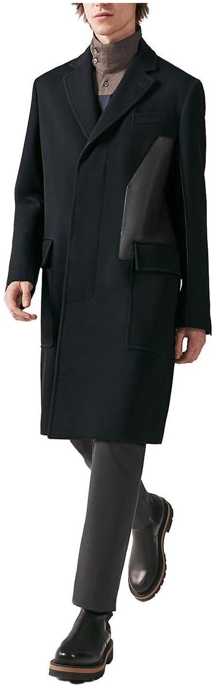 hermes-black-solid-long-sleeve-single-breasted-coat-h361220-h70150