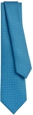 HERMES Blue Tie with "H" Letter Design. H036321Tv88 Buy HERMES Blue Tie with "H" Letter Design. H036321Tv88