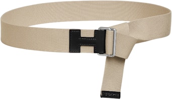 HERMES Brown Leather Belt with Black Palladium Buckle 4cm. H081697CKAAS HERMES Brown Leather Belt with Black Palladium Buckle 4cm. H081697CKAAS